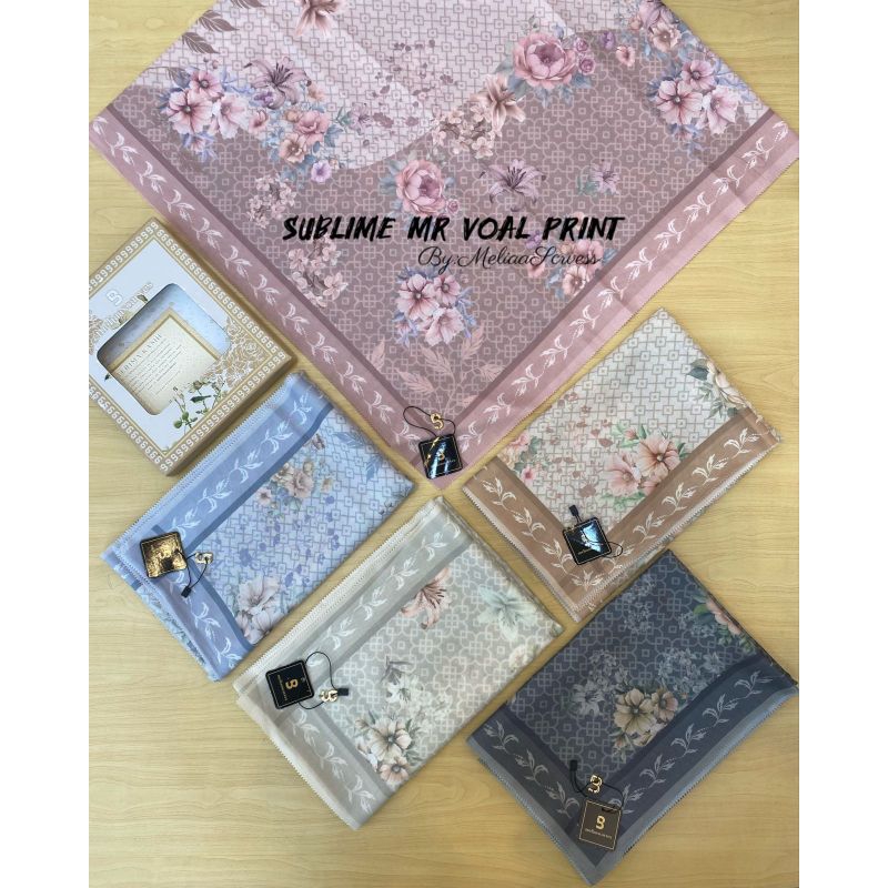 Hijab Segiempat Meliaa Scarves Packing Box Premium