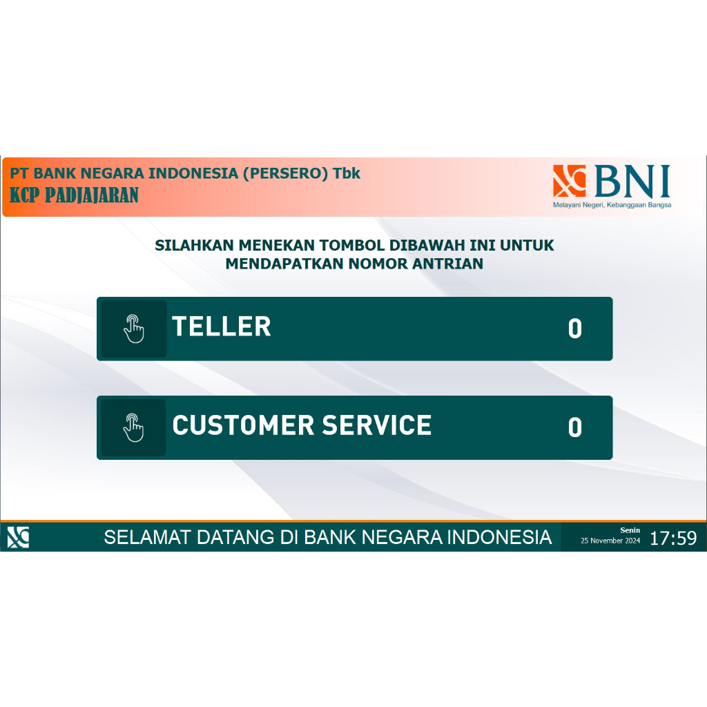 SOFTWARE ANTRIAN BANK