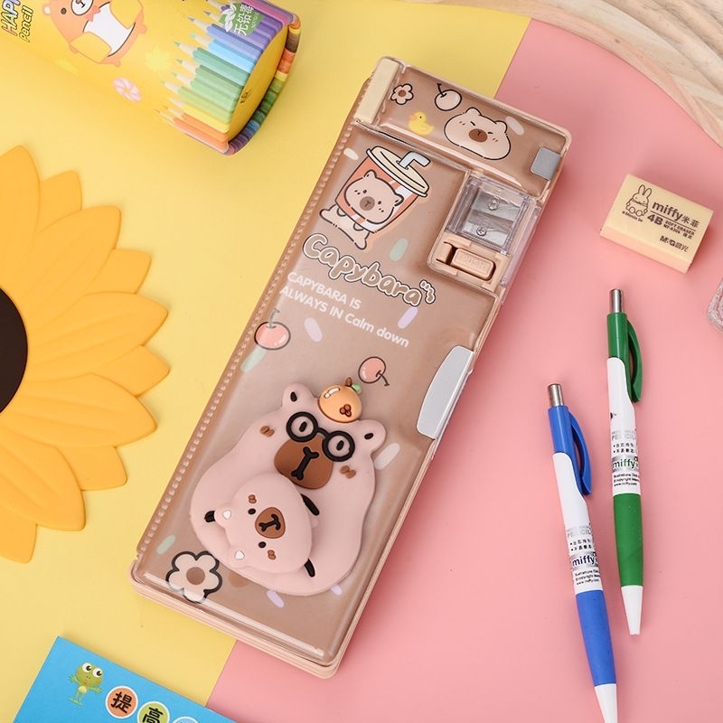 

KOTAK PENSIL CAPYBARA ALAT TULIS SEKOLAH ANAK PREMIUM 3D