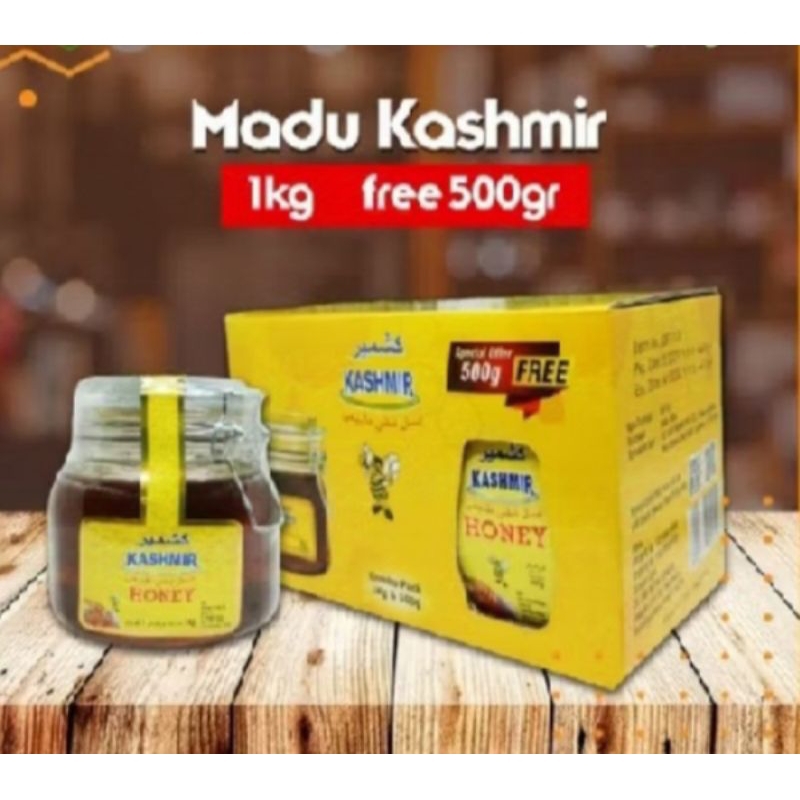 

paket promo madu Kashmir 1kg/free 500gr