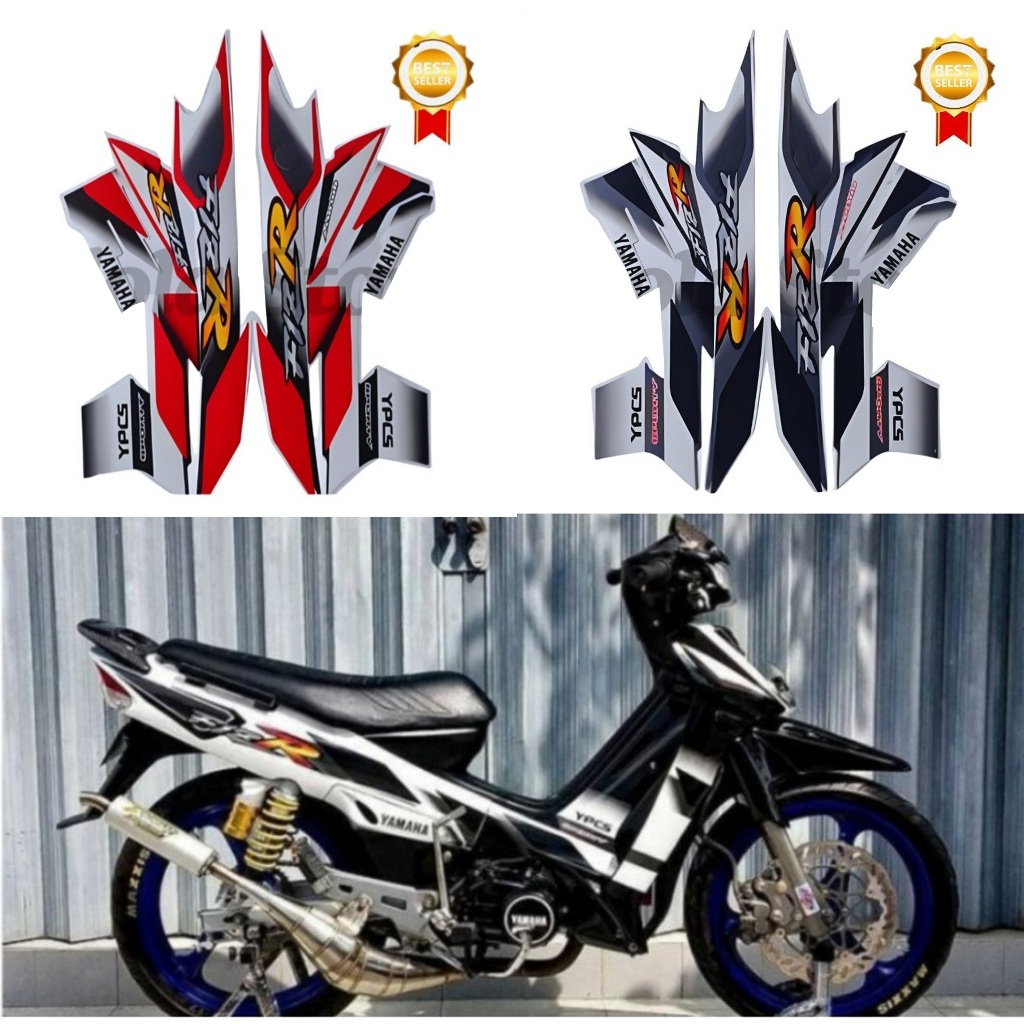 Striping Stiker Motor Yamaha F1ZR 2002 Standart List Body Motor Stiker F1ZR 2002 Terbaik