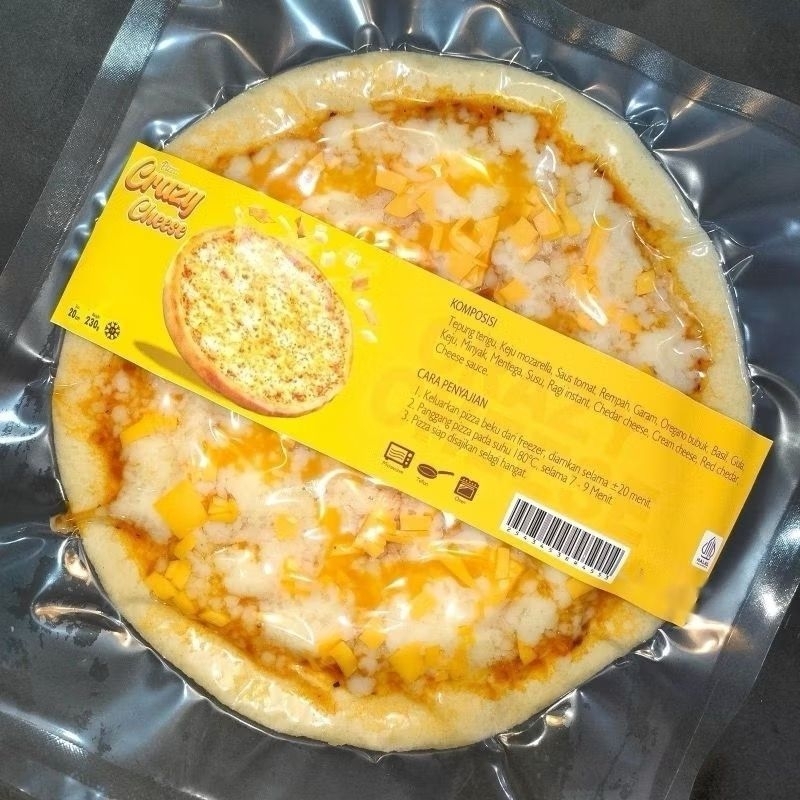 

Pizza Frozen Homemade Crazy Cheese Diameter 20
