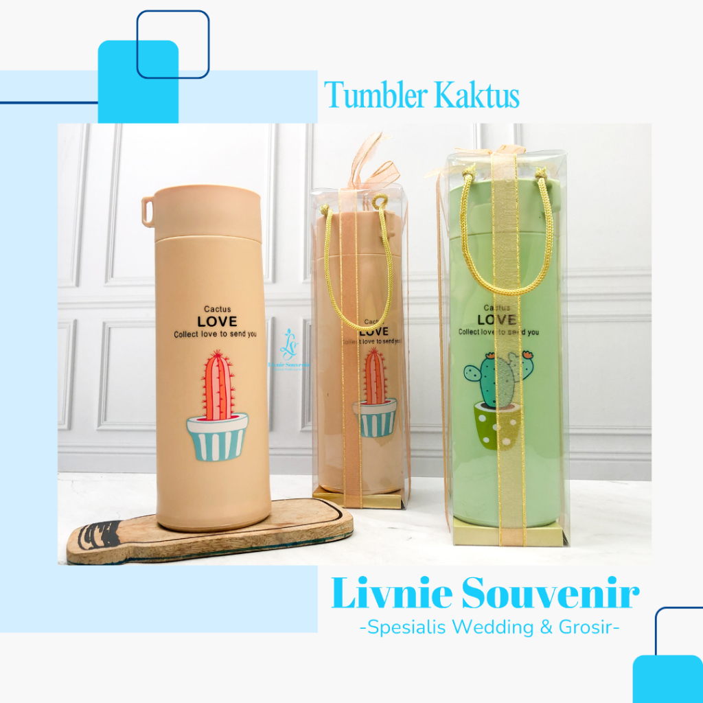 Souvenir Botol Kaca Kaktus grosir