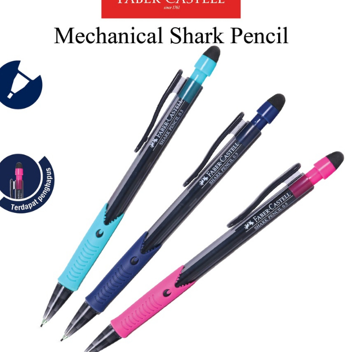 

Pensil mekanik motif shark