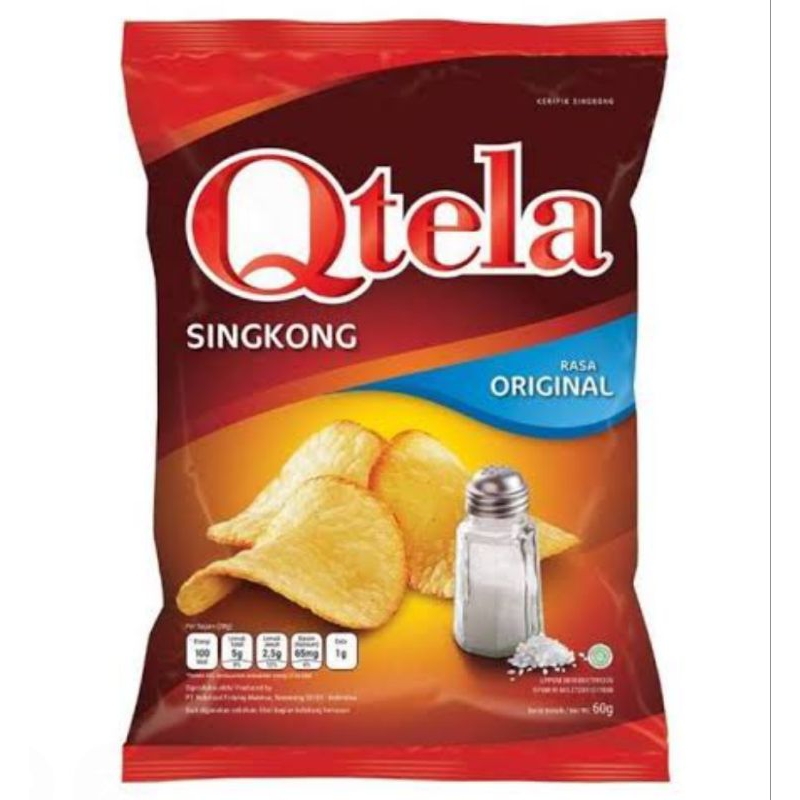 

Qtela Singkong Snack Rasa Original [60 Gr]