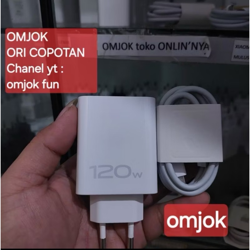 Charger Iqoo z7 5g 120w original copotan second ori