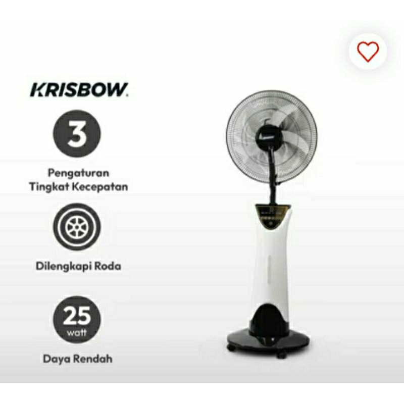 Krisbow 16 Inci Kipas Angin Uap