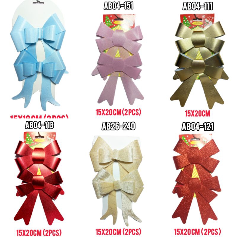 

Pita Natal Isi 2 pcs |Pita Dekorasi Natal