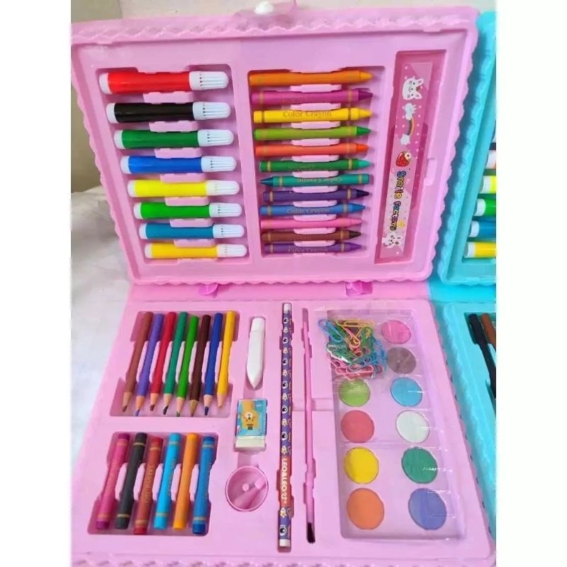 

Crayon set anak / alat mewarnai anak isi 68 pcs