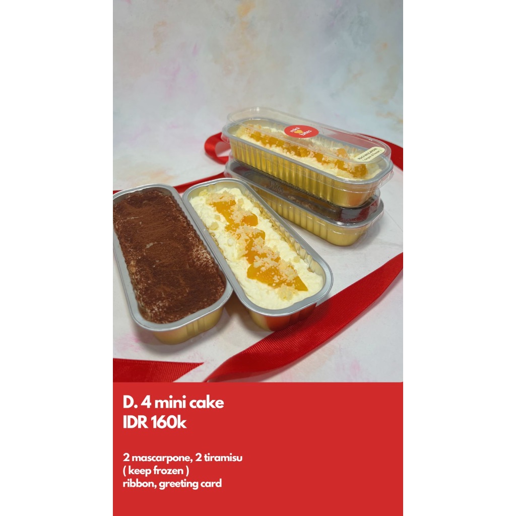 

Minilovebites Holidays - D. 4 Mini Cake