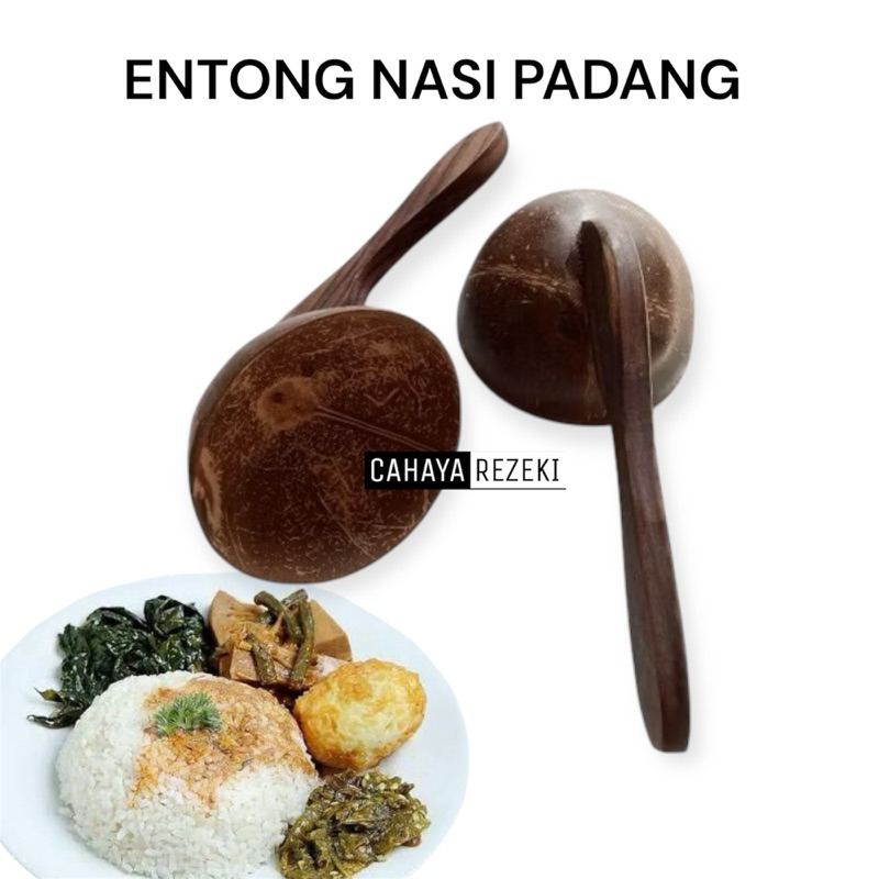 Centong Nasi Padang Batok Kepala / Centong Nasi Padang / Entong nasi Batok
