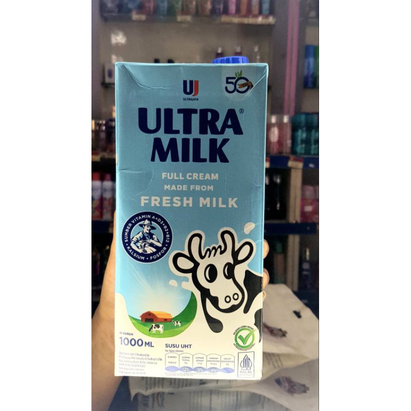 

Ultra Milk 1 L Susu UHT Variant Full Cream