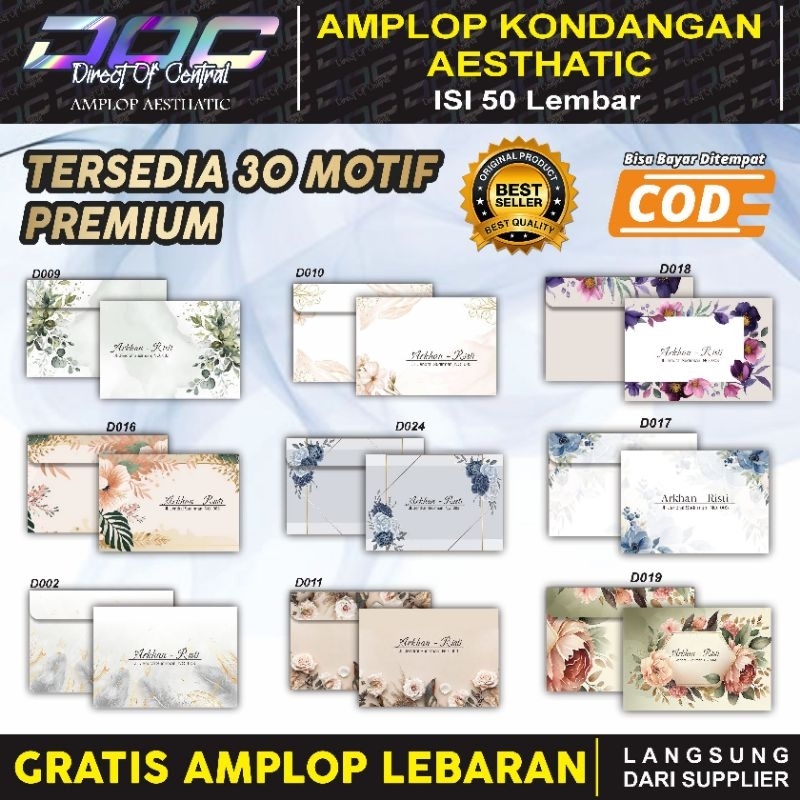 

Amplop D.O.C | Amplop Kondangan Murah Costom I Amplop Buwuhan murah sudah berperekat