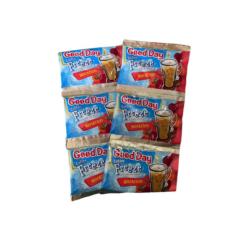 

Good Day Freeze Mocafrio 10 x 30 gr - 1 Renceng ( 10 SACHET )