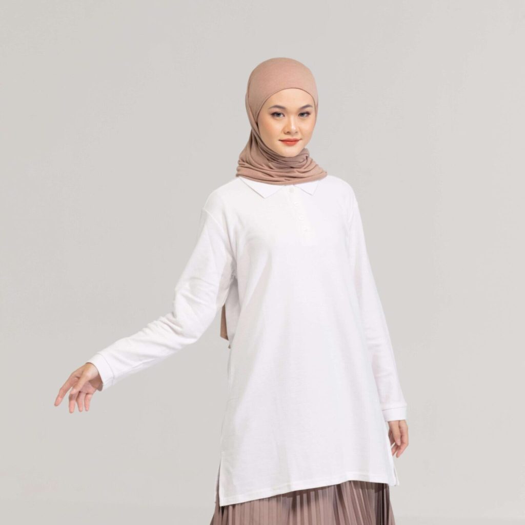 DAUKY ATASAN LADIES POLO SHIRT KAOS OLAHRAGA DAUKY