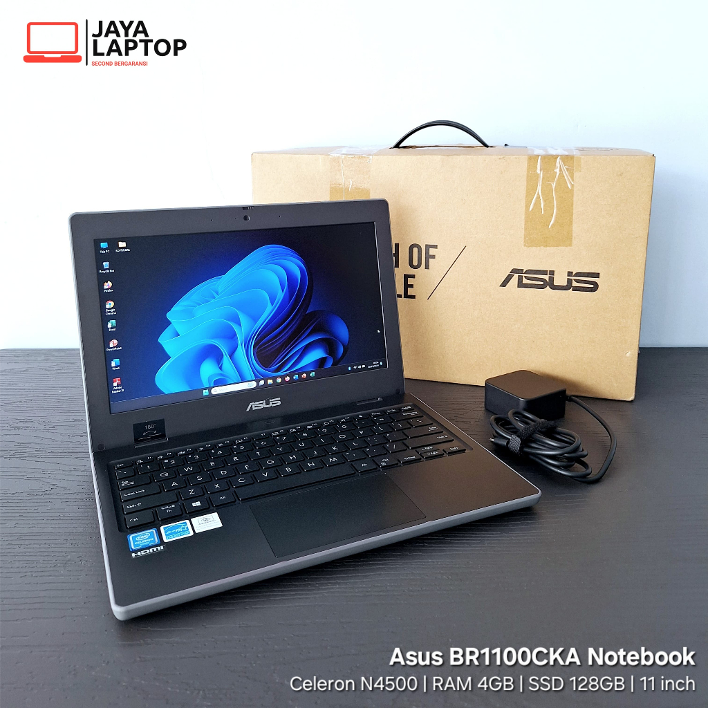 Asus BR1100CKA Notebook Slim RAM 4GB SSD 128GB NVME Laptop Second Bekas Murah