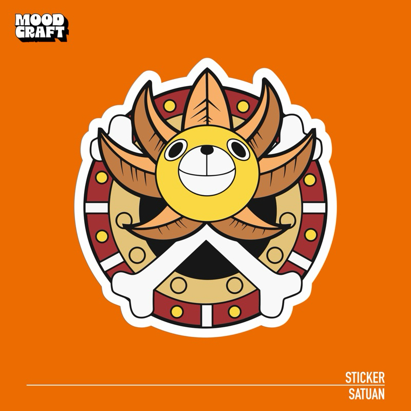 

One Piece Thousand Sunny - Sticker Vinyl - Stiker Laptop Anime | SS - 020