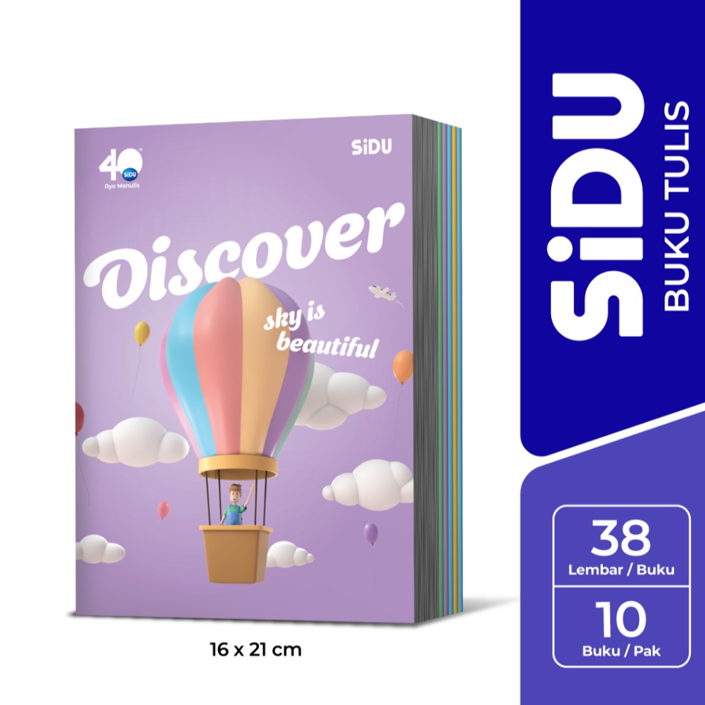 

KODE E15G SiDU Buku Tulis 38 Lembar