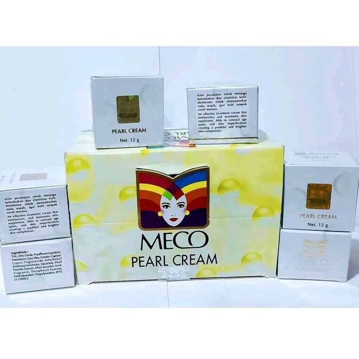 ""Best Seller ""[ 3pc ] Meco  Pearl Cream Original Bpom 12 gram