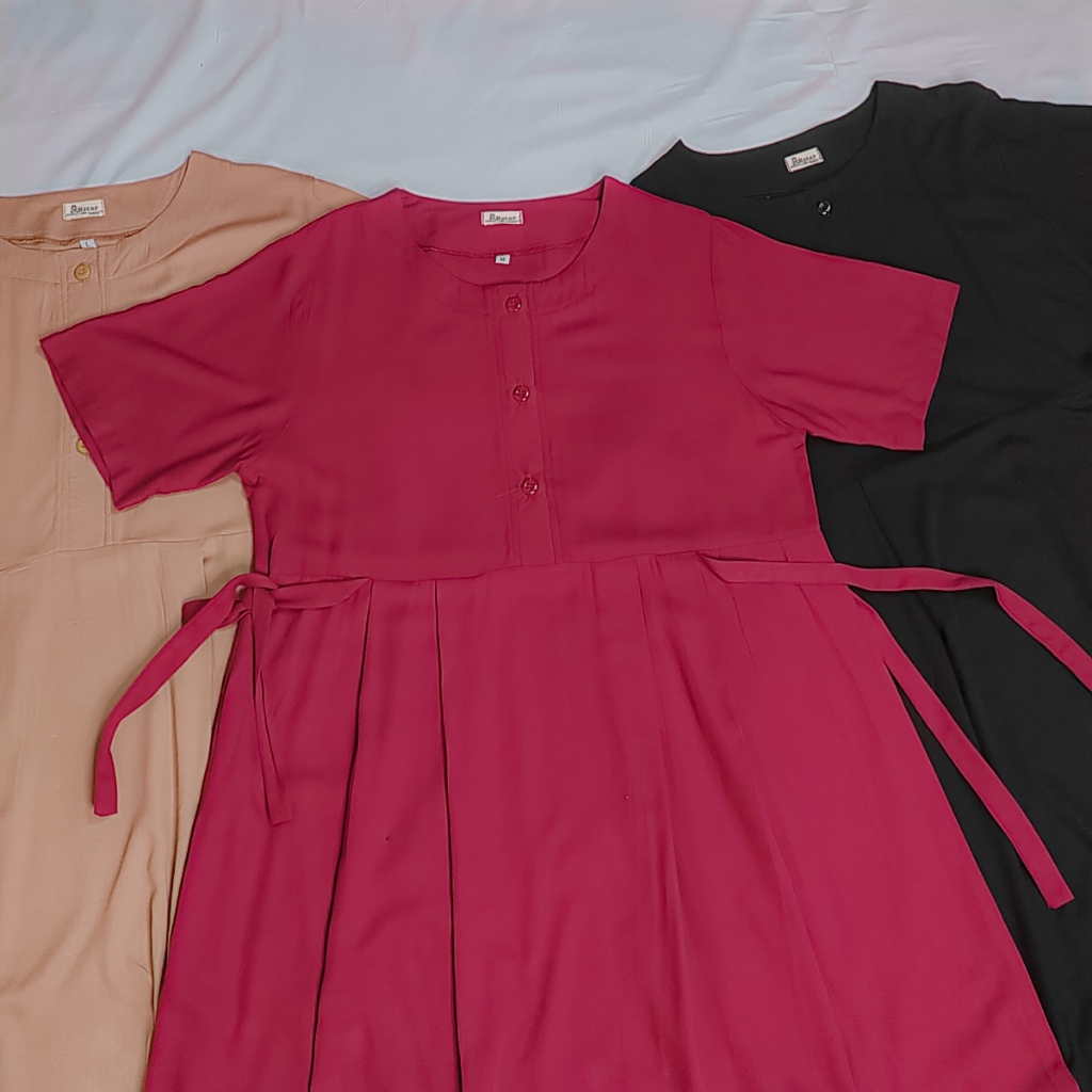 Daster kekinian daster rayon premiun dress rayon kekinian daster Rayon Twill Premium daster busui dr