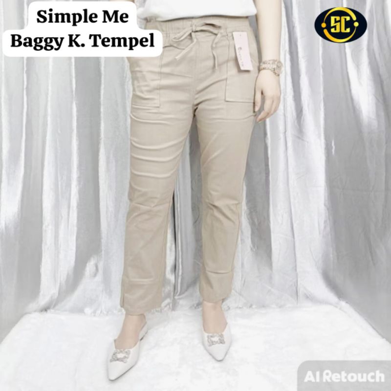 celana wanita soft jeans baggy simple me best seller/celana wanita import premium