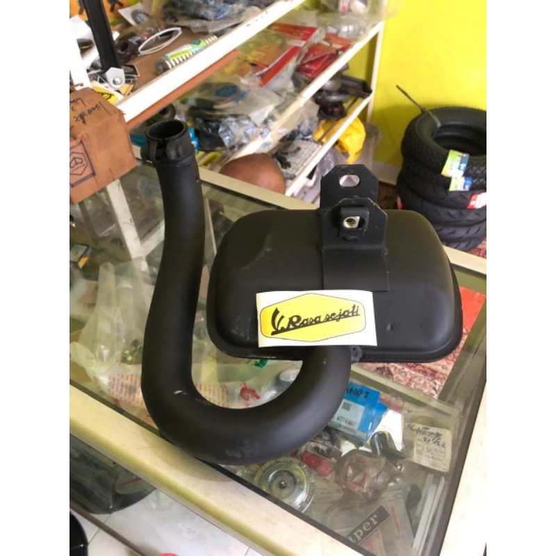 Knalpot vespa DGM Piaggio Kerut Vespa Excel Exclusive PXE PX PS Sera Strada Sprint Super Vbb Vnb Vba