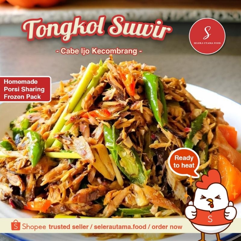 

Tongkol Suwir Cabe Ijo Kecombrang - Frozen Food 250gram Siap masak