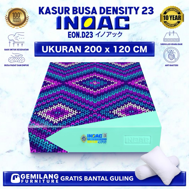 Kasur Busa Inoac eon d23 120x200x20