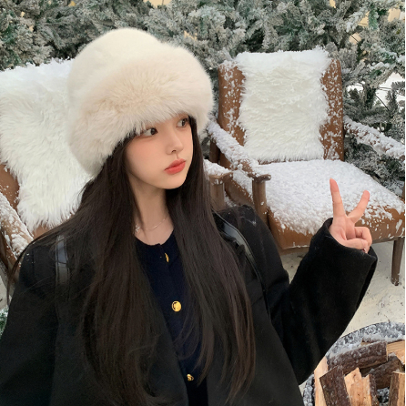 Topi russian musim dingin ushanka winter beret beanie cap kupluk inport women hangat cewek