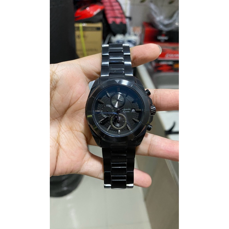 Jam Tangan Pria Alexandre Christie 6596MC Original Second
