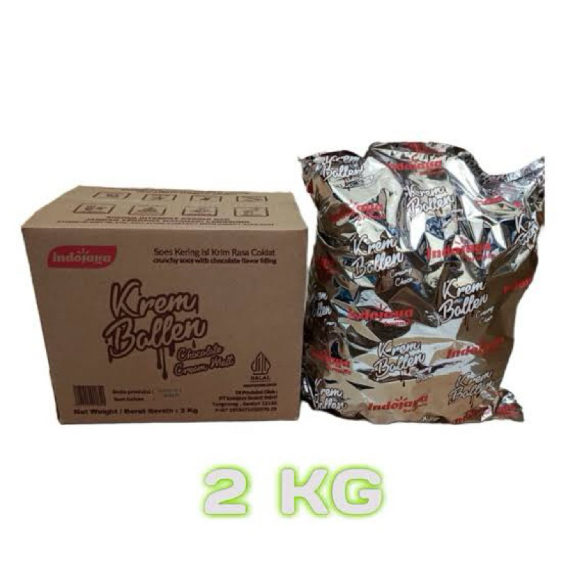 

Soes Coklat Krem Bollen 2kg / Soes Kering Coklat