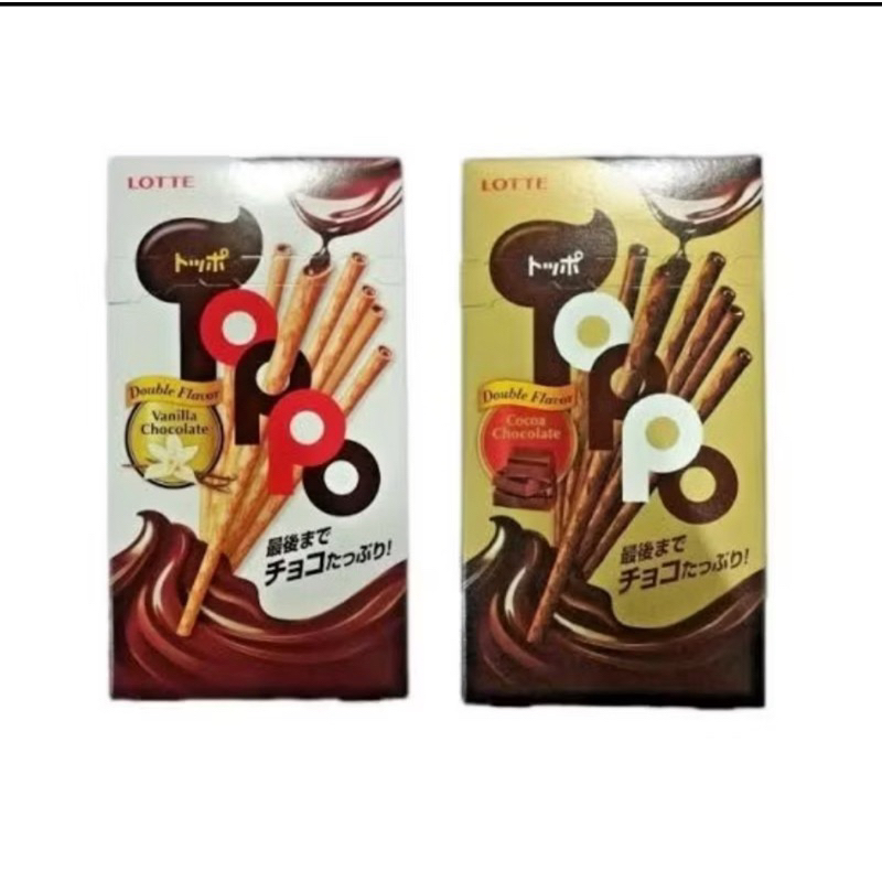 

LOTTE TOPPO BISKUIT STIK ( ISI 12 pcs /box ) @17gr