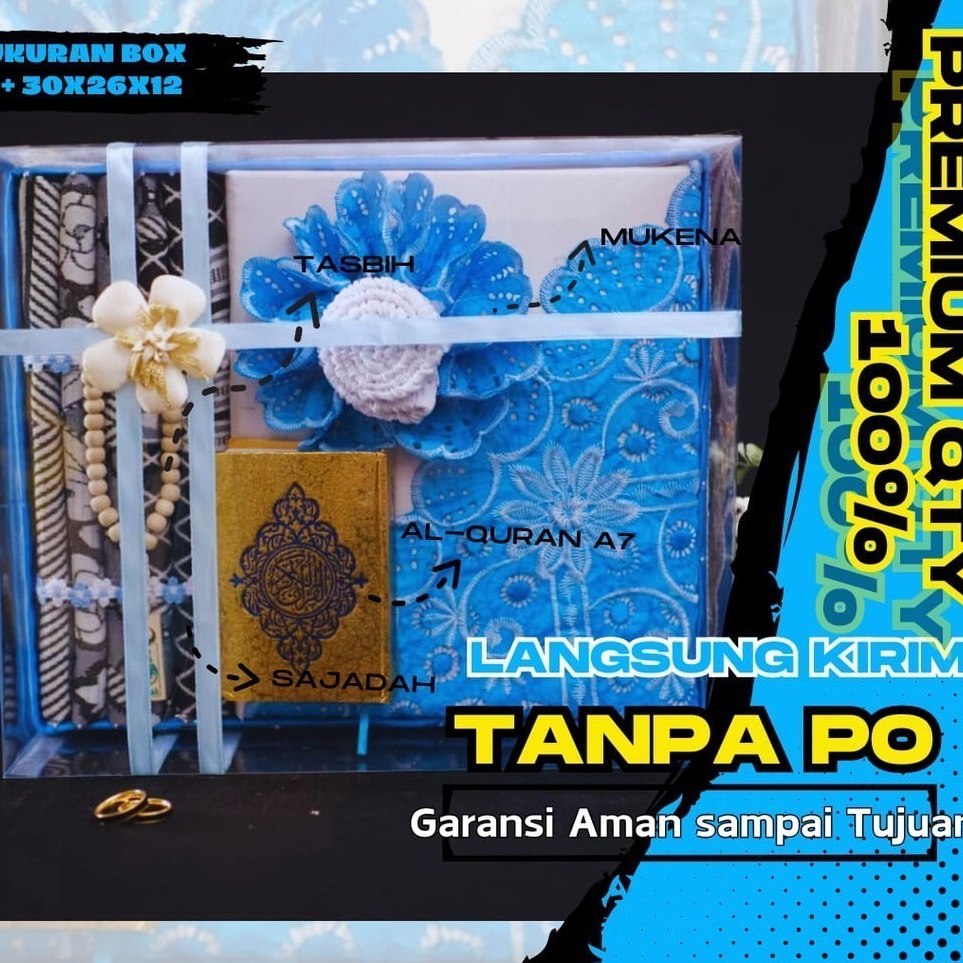 Hadir Berkualitas mukena mahar pernikahan premium mukena seserahan alat sholat set alat sholat wanit