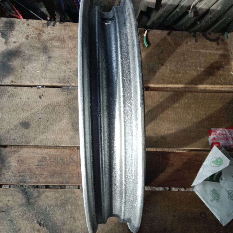 VELG PELEK DEPAN YAMAHA FINO GRANDE 125 SIZE 14/1.85PREMIUM ASLI ORIGINAL COPOTAN