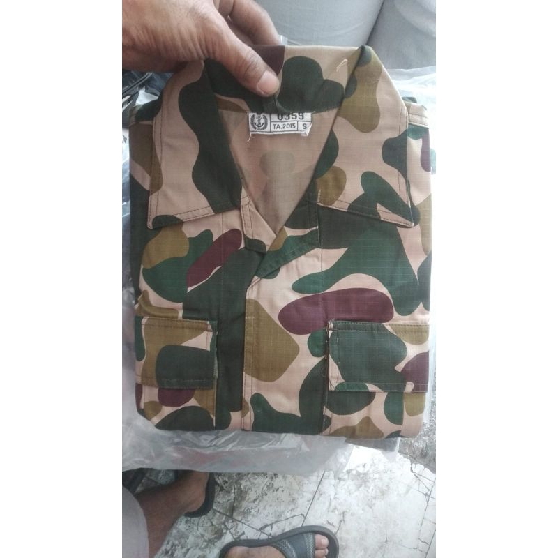 Baju PDL Doreng KKO Marinir TNI AL Original