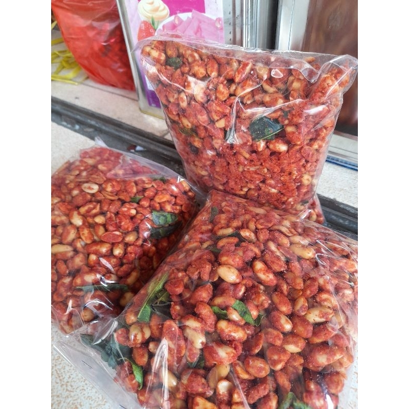 

kacang goreng tailan rasa pedas aroma daun jeruk1klg