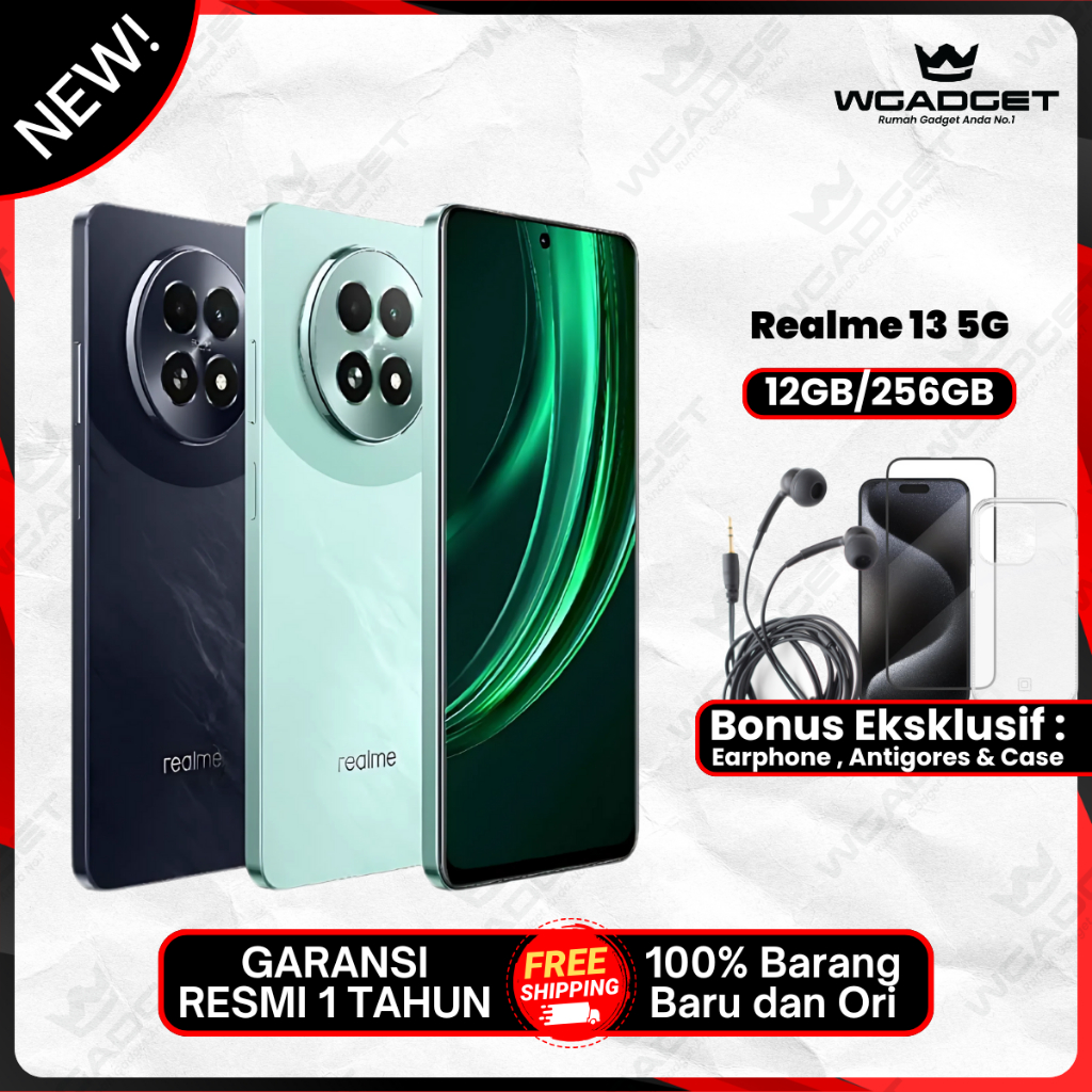Realme 13 5G [12/256 GB] NFC Garansi Resmi