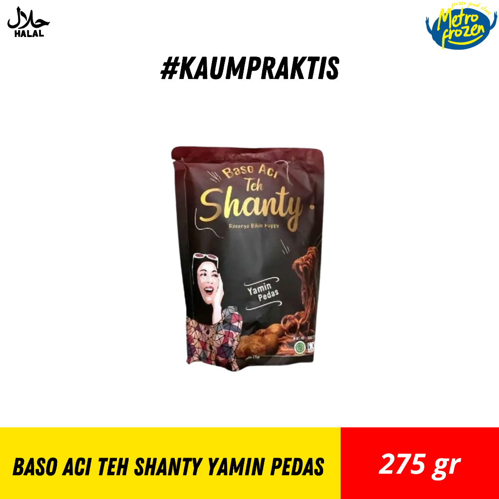 

TEH SHANTY Baso Aci Yamin Pedas 275gr