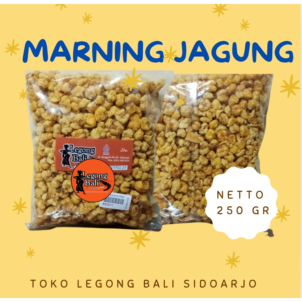 

Marning Jagung Snack Marning Gurih Asin Marning Asin 250 gr