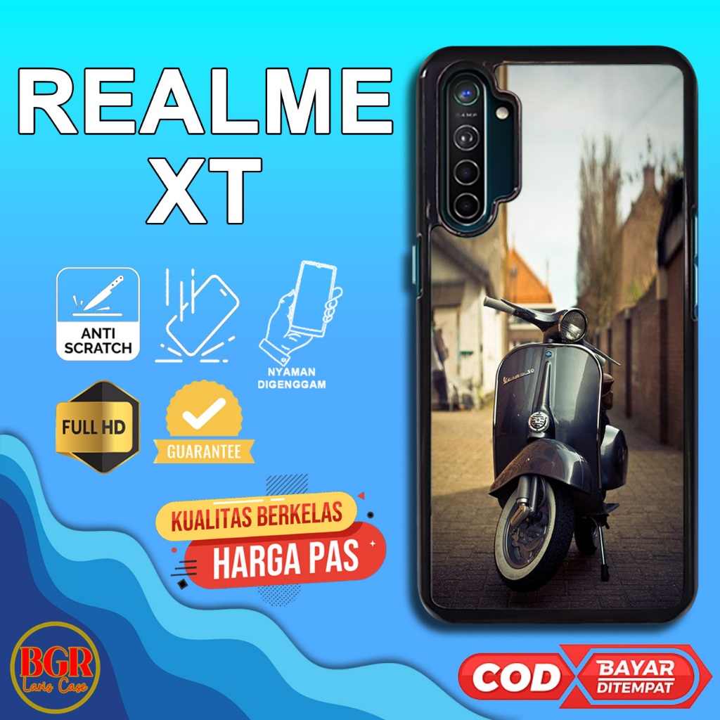 Case Realme XT Terbaru [Vespa] Hardcase Softcase Premium Glossy Bgrlariscase Casing Realme XT