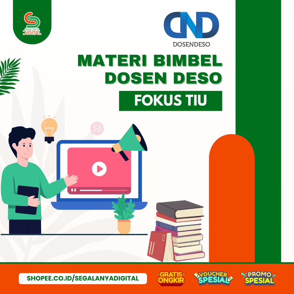 (CASN.78) Bundling Materi Bimbel Dosendeso Fokus TKP, TIU dan TWK