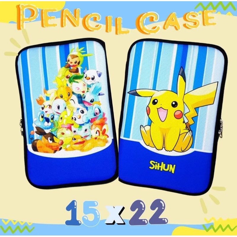

PENCIL CASE FULL PRINT CUSTOM MOTIF CETAK NAMA Tempat Pensil Anak Sekolah Art Case SOUVENIR GIFT HAMPERS
