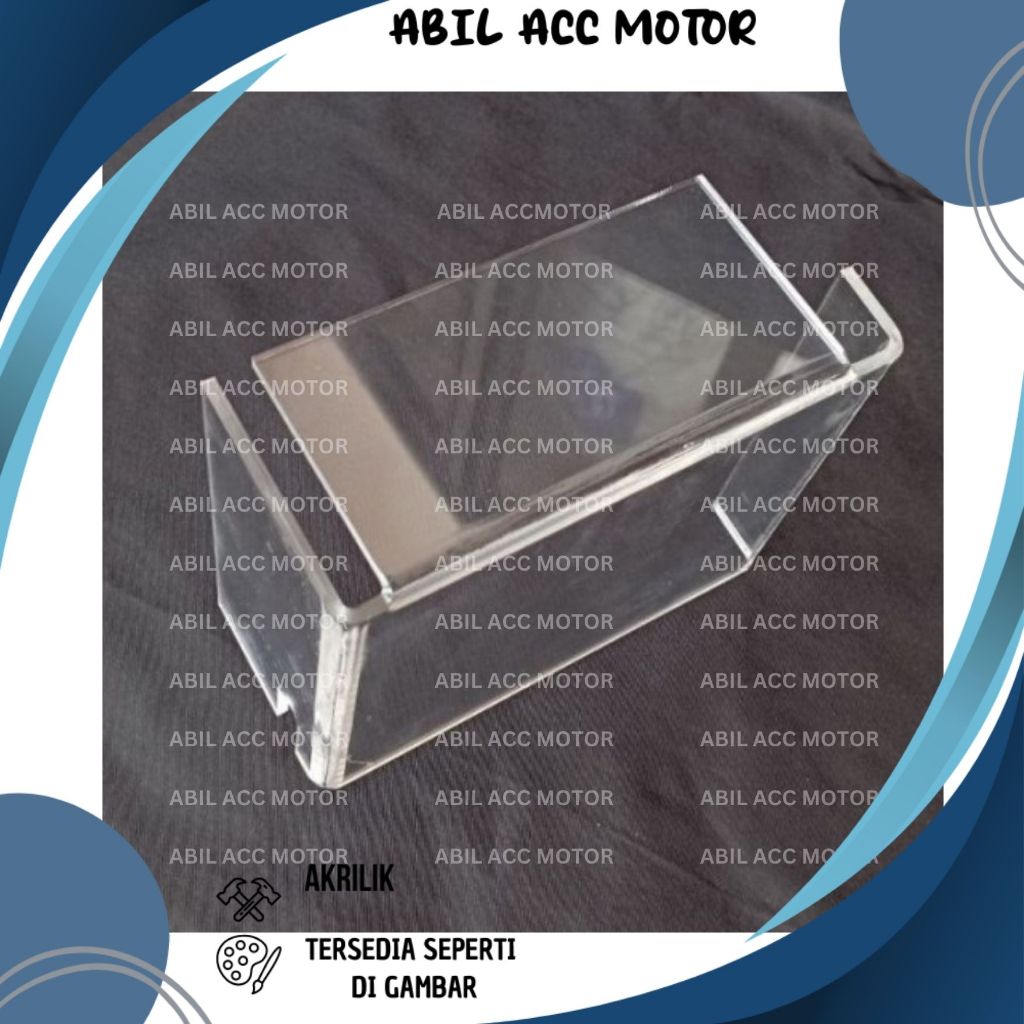 COVER TUTUP ACCU AKI RXKING RX KING TRANSPARANT MIKA PENUTUP AKI