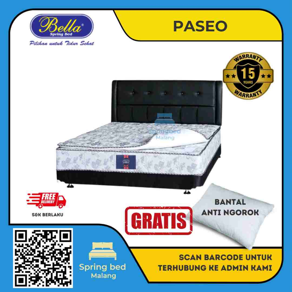 Springbed Bella Paseo (bedset) 100x200 120x200 140x200 160x200 180x200
