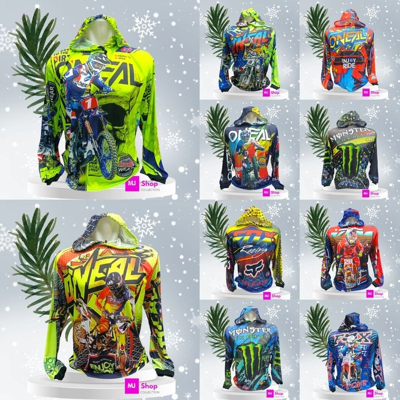 JERSEY MOTORCROSS LENGAN PANJANG BAJU BALAP KAOS TRAIL