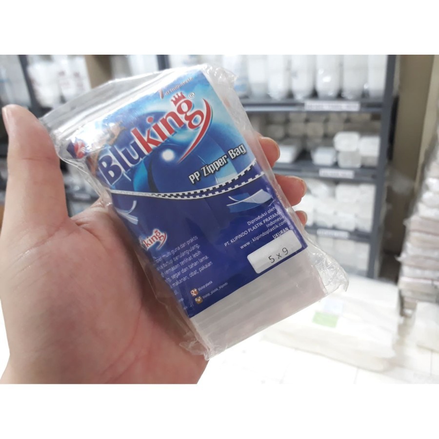 KLIP PP BENING 5X9 CM - @10 PACK - BLUKING 50 MICRON