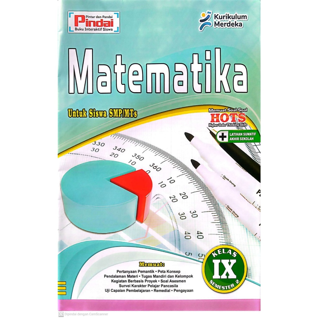Buku LKS Matematika Kurikulum Merdeka Kelas 9 SMP/MTs Semester 2