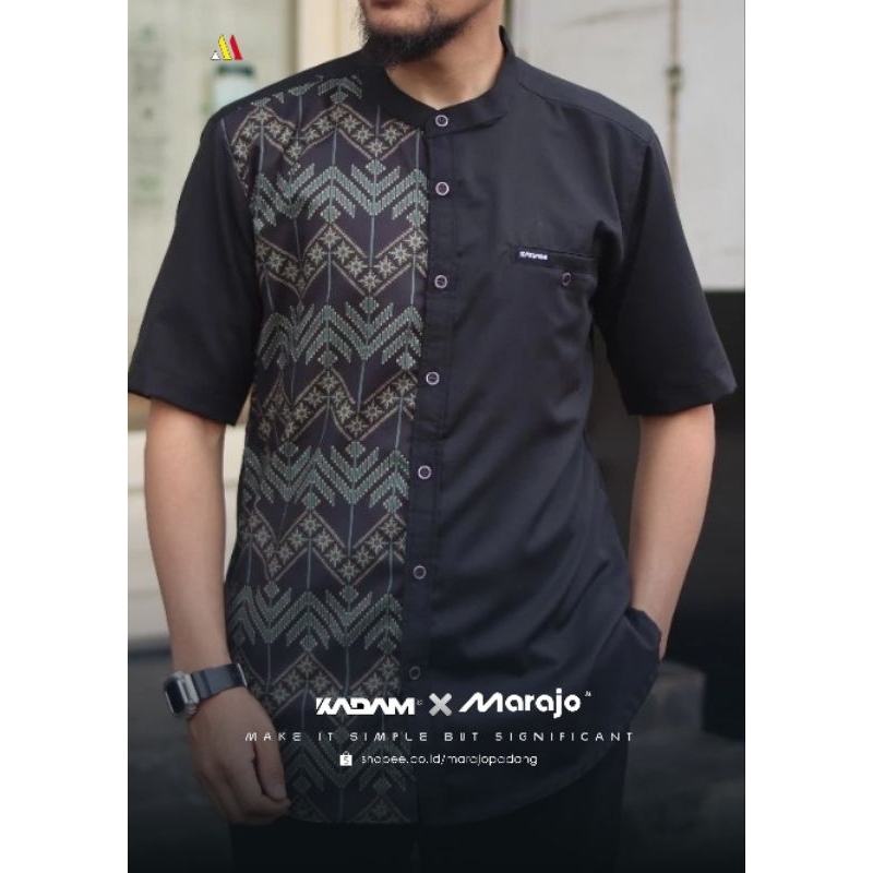 Kemeja Marajo/Kemeja Kadam X Marajo/Kemeja Batik Lengan Pendek Marajo/ Kemko Batik Kadam