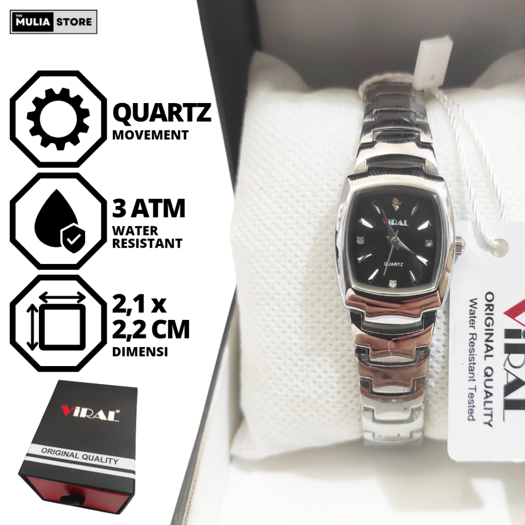 VIRAL Jam Tangan Wanita Viral Original Analog