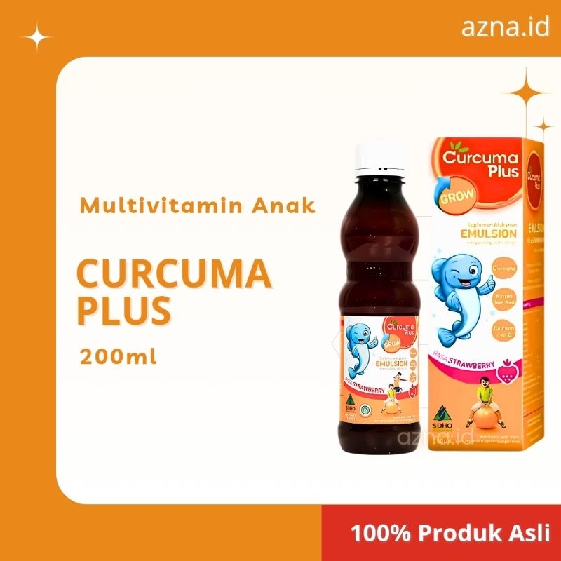 Curcuma Plus Grow Emulsion Suplemen Makanan Penambah Nafsu Makan Anak
